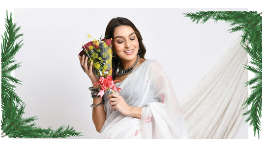 4 Unmatched Saree look for this Christmas - Swapna Creation