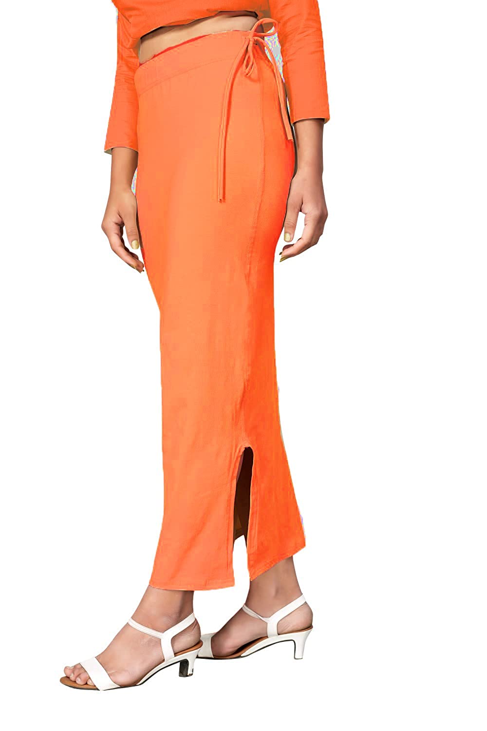 Saree Shapewear - Orange - Swapna Creation