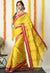Yellow Kasuti Embroidered Khunn Saree