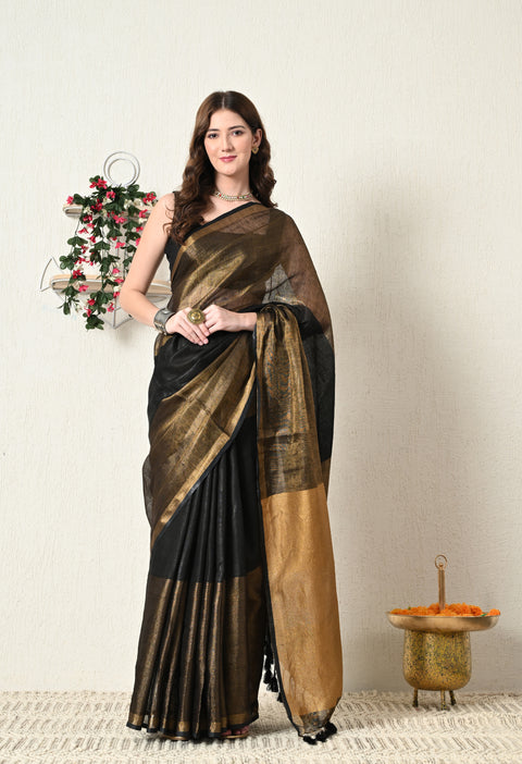 Linen Saree