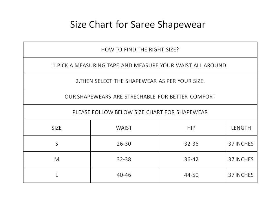 Saree Shapewear - Mustard - Swapna Creation