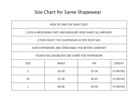 Saree Shapewear - Red - Swapna Creation