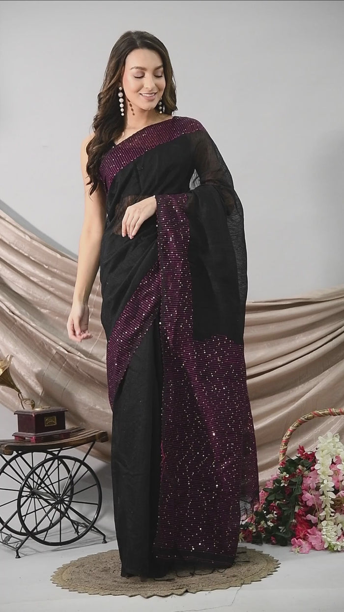 Pre-stitched Partywear Sareewedding Sareesatin Silk Sareeplain Saree With  Designer Blousecasual Indian Sareewith Blousewine Colorsaree - Etsy | Satin  saree, Designer saree blouse patterns, Saree