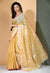 Glittering Daffodil Zari Khadi Cotton Saree - Swapna Creation